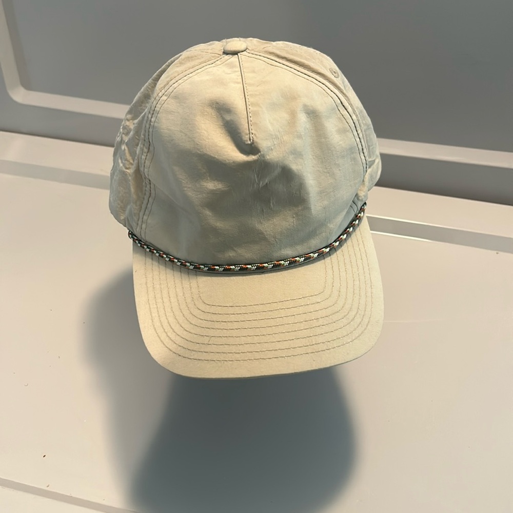 Cusak Cap With Rope Trim in Khaki by Herschel Supply Company. SnapBack OSFM